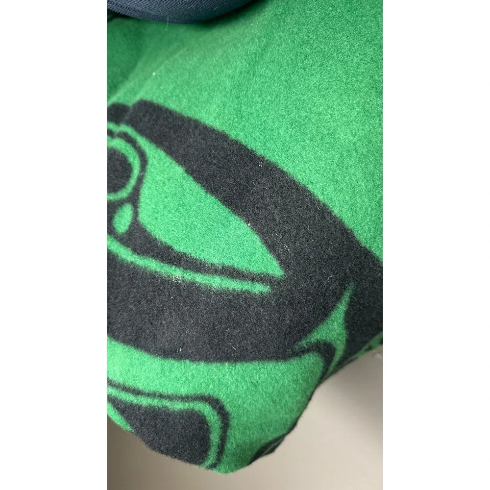 Vintage Pendleton Chinook Capital Wool Blanket 64x72 Green Black NWT Tribal